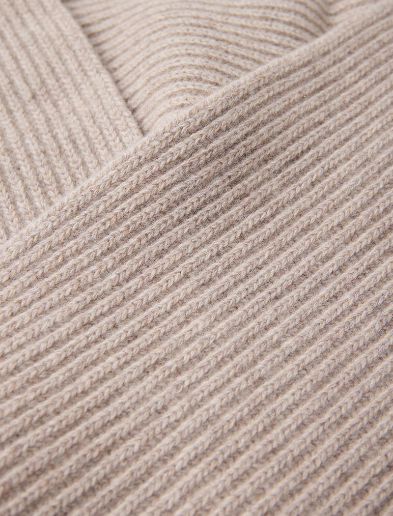 CASHMERE-BLEND HOODED STOLE