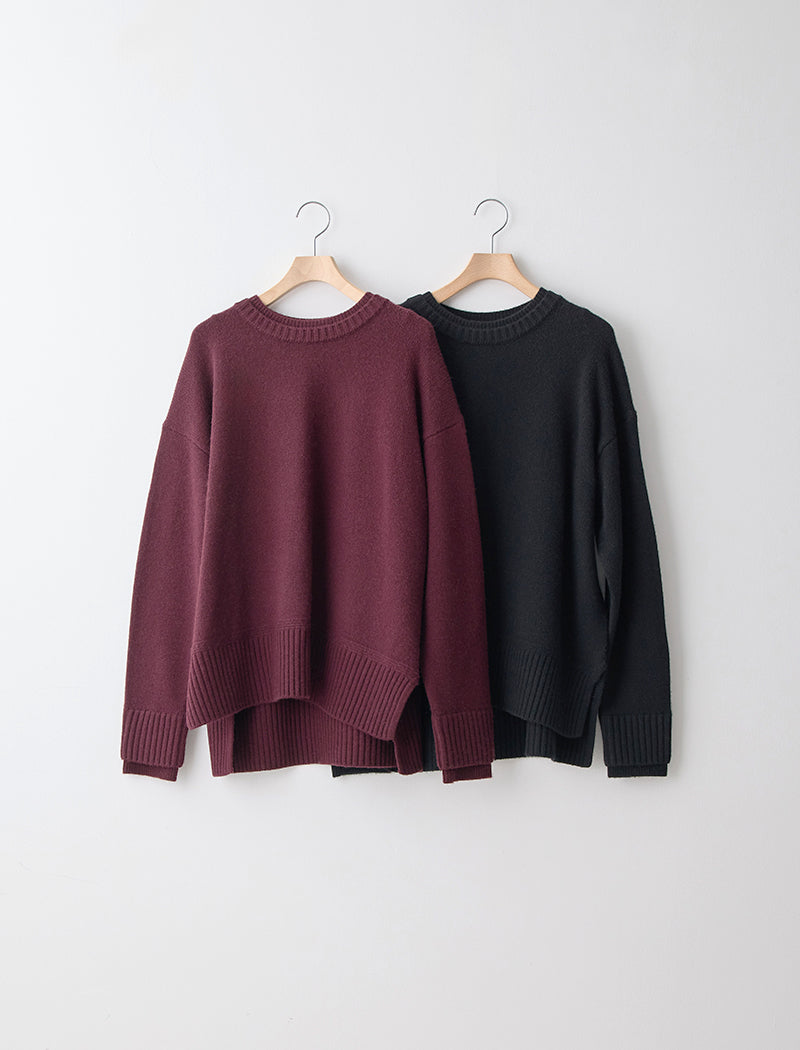 CASHMERE-BLEND CREW-NECK TOP