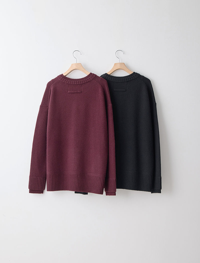 CASHMERE-BLEND CREW-NECK TOP