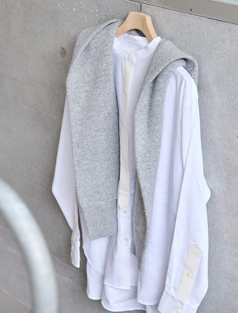 CASHMERE-BLEND HOODIE
