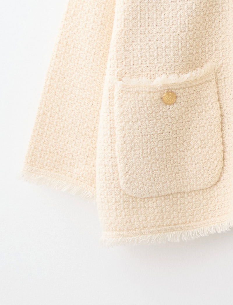 TWEED KNIT JACKET