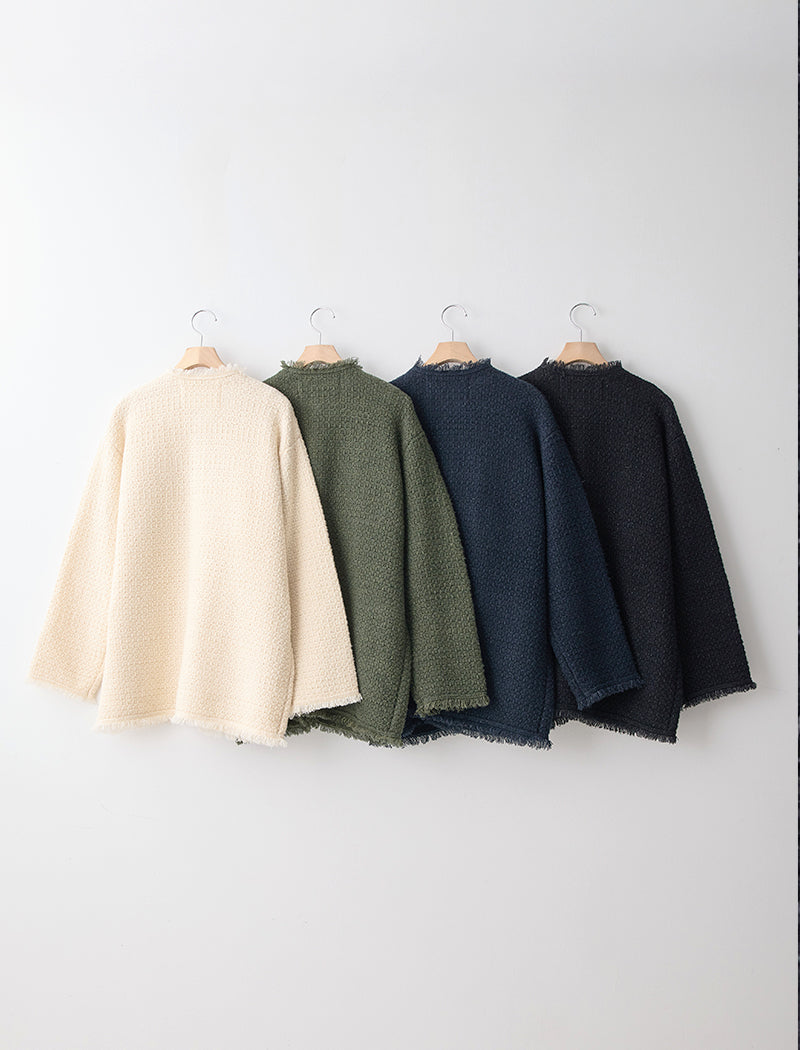 TWEED KNIT JACKET