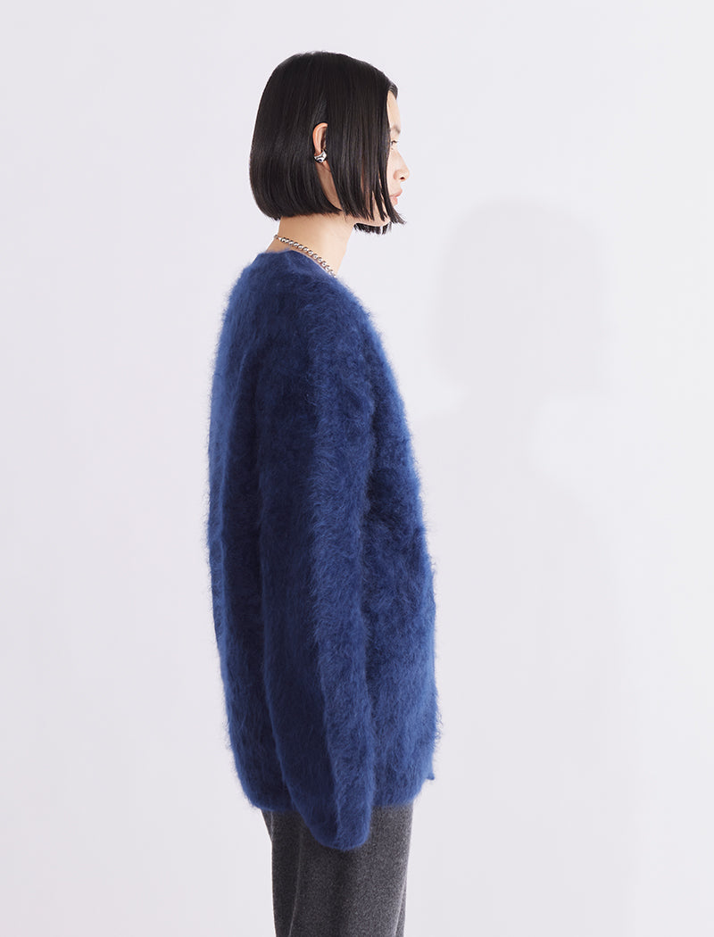 FUR CASHMERE CARDIGAN