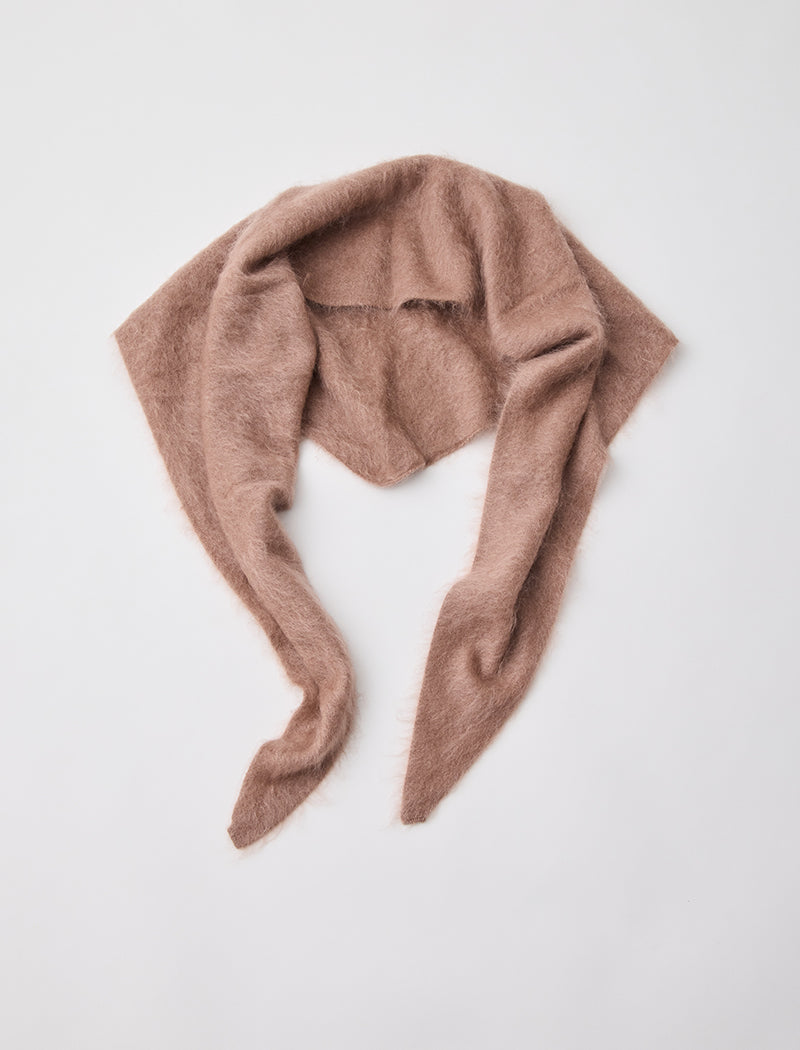 FUR CASHMERE SCARF