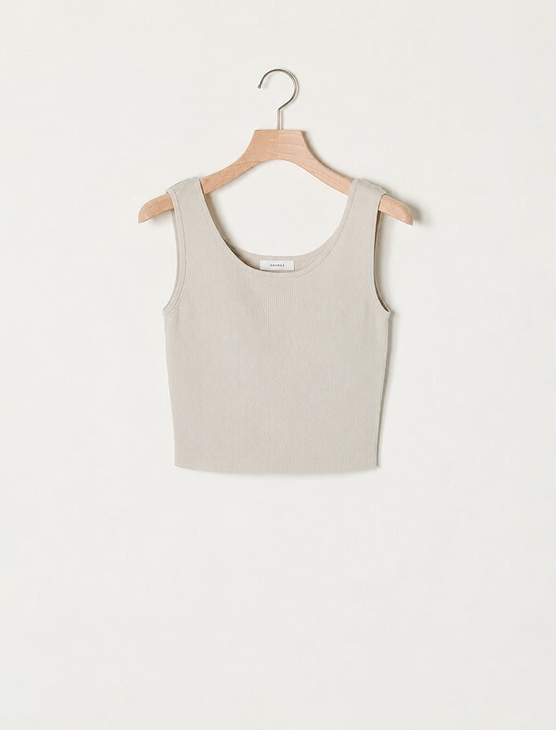 MAKE KNIT CROPPED TANK TOP