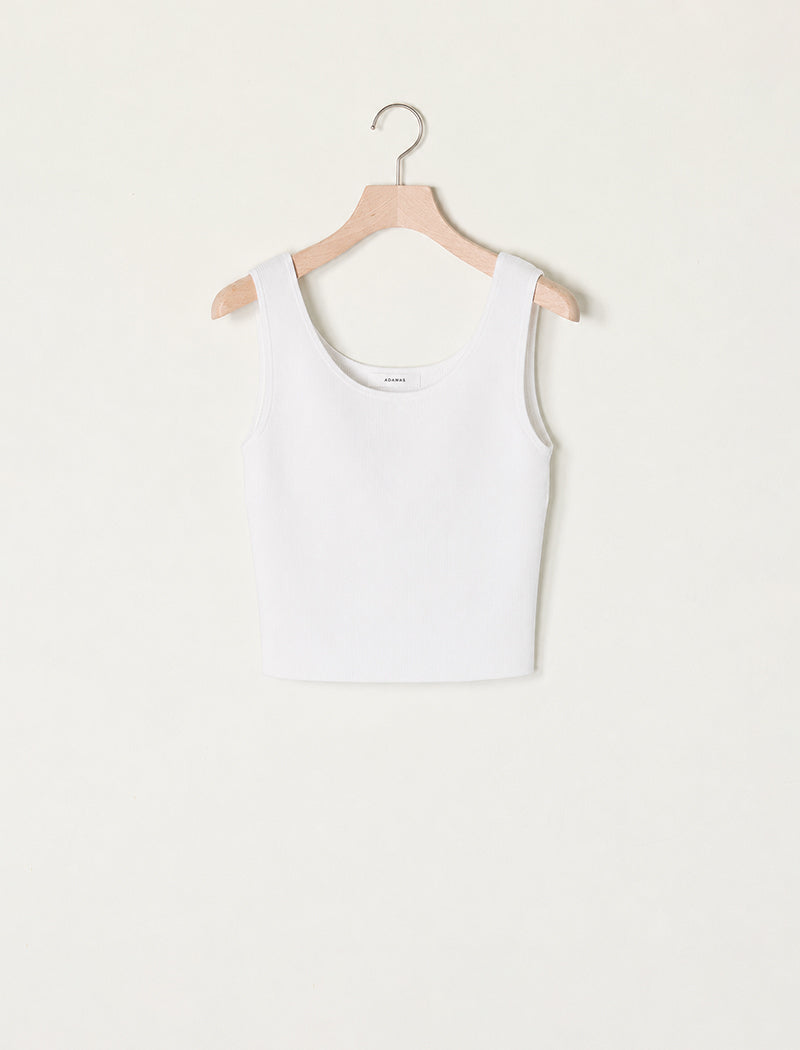 MAKE KNIT CROPPED TANK TOP