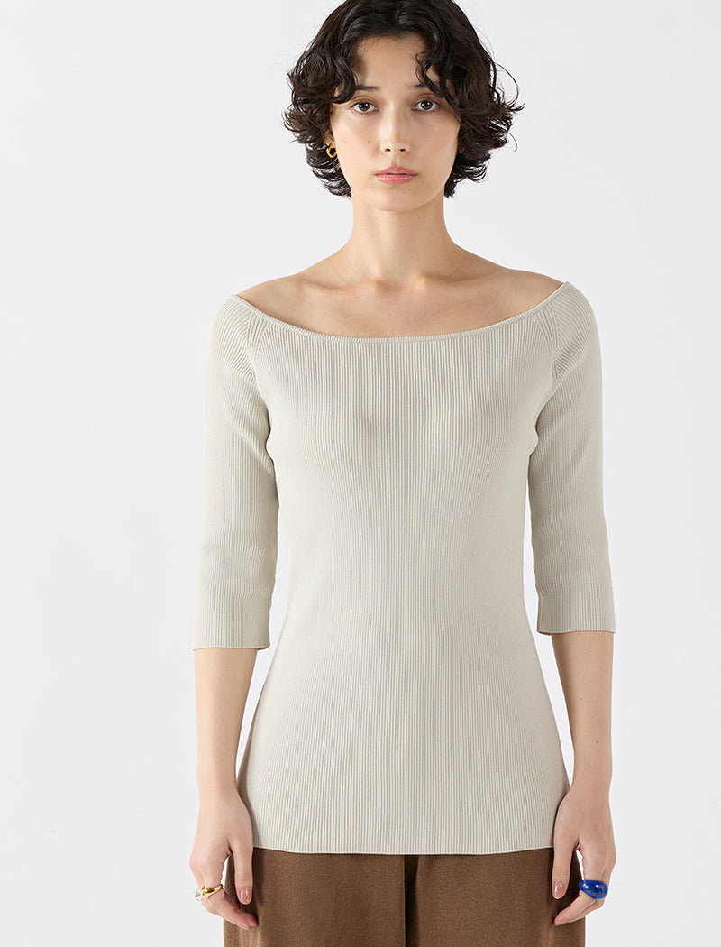 MAKE KNIT OFF SHOULDER