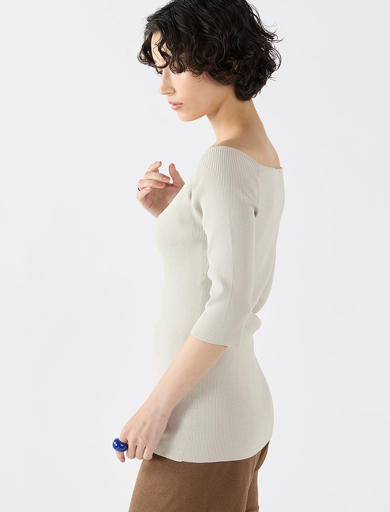 MAKE KNIT OFF SHOULDER