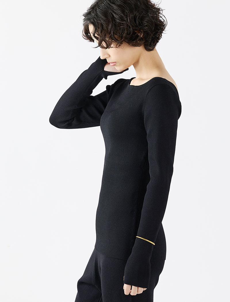 MAKE KNIT BOAT NECK