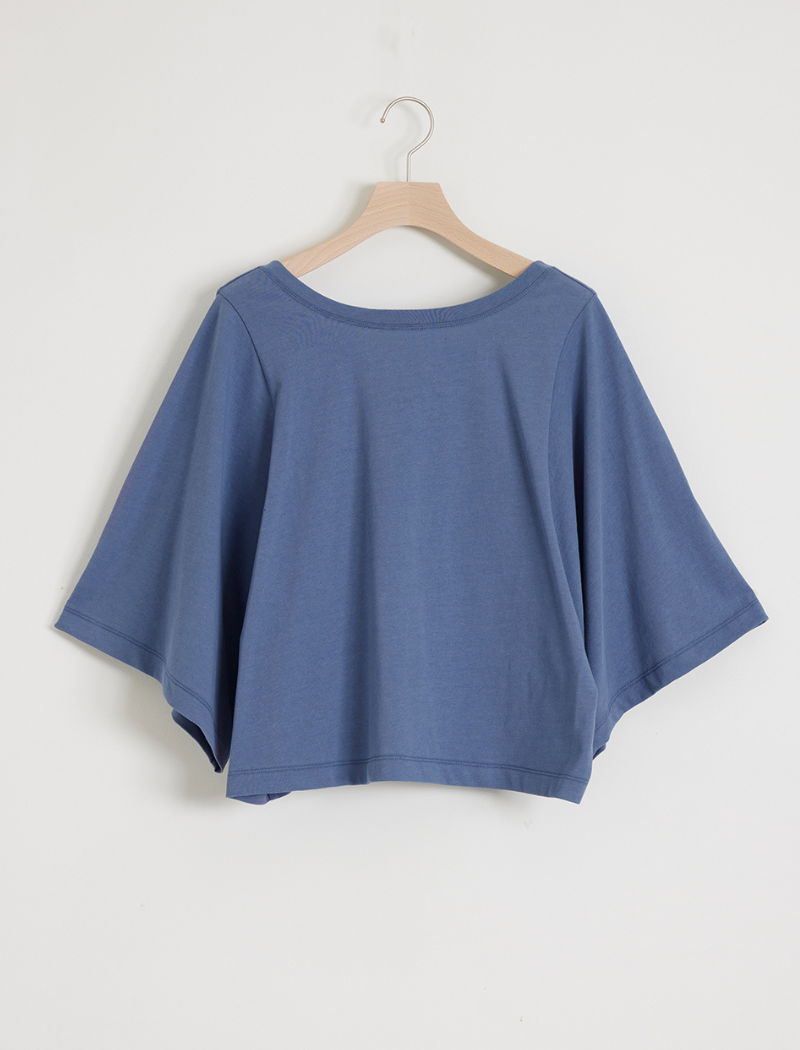 VINTAGE TWILL WIDE-SLEEVE TEE