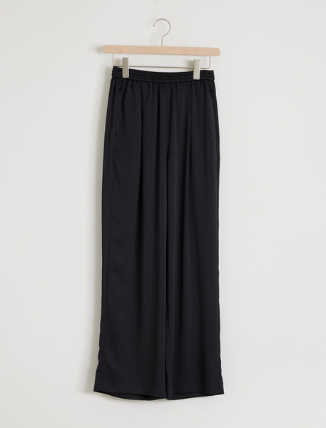 HAMMERED SATIN EASY PANTS